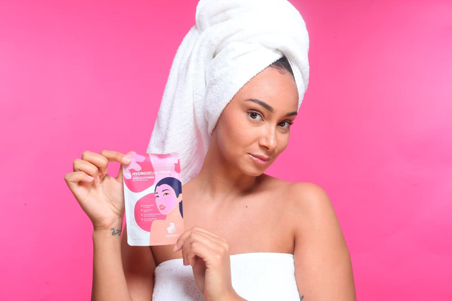 Cleopatre Beauty ® Alginatinė kaukė su rožių vandeniu grozioplanas.lt