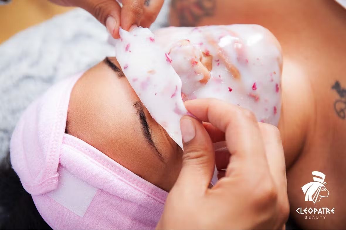Cleopatre Beauty ® Alginatinė kaukė su rožių vandeniu grozioplanas.lt