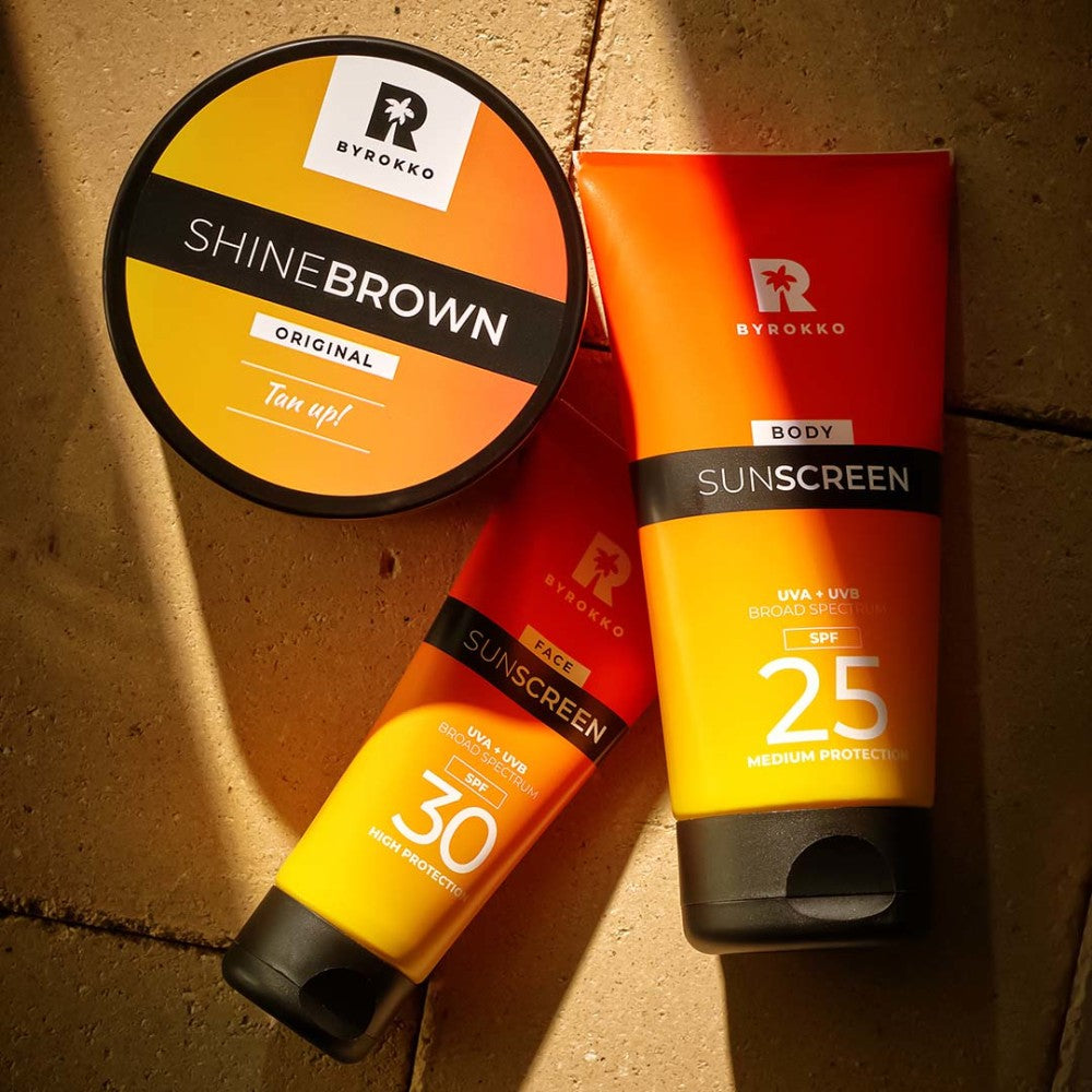 Shine Brown Rinkinys SPF 30 SPF 25