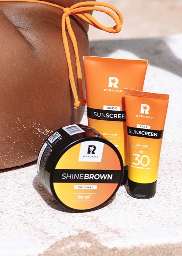 Shine Brown Rinkinys SPF 30 SPF 25