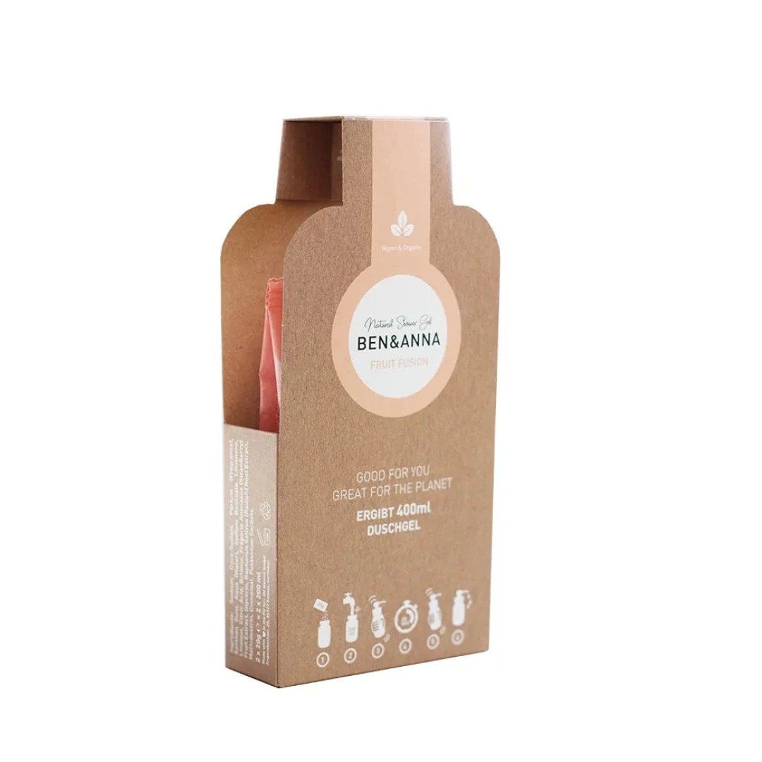 Ben & Anna Dušo dribsnių ir vaisių sintezė