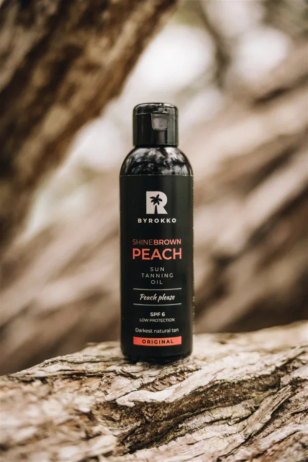 BYROKKO Shine Brown Oil SPF6 ir Aloe Vera dvifazis rinkinys - grozioplanas.lt
