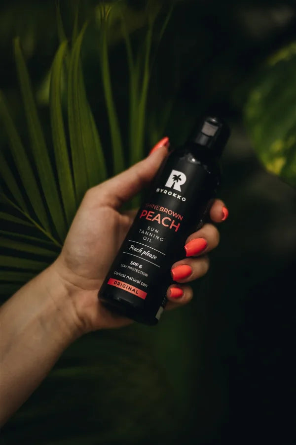 BYROKKO Shine Brown Oil SPF6 ir Aloe Vera dvifazis rinkinys - grozioplanas.lt