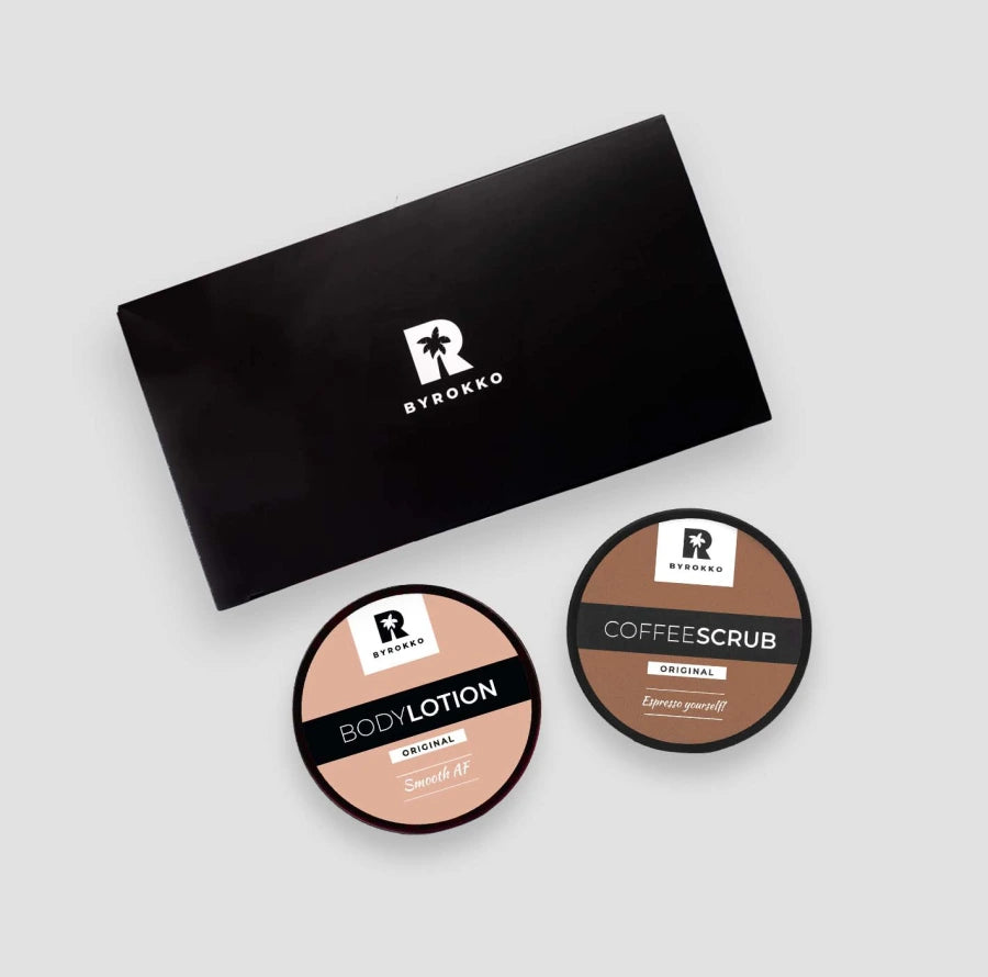 BYROKKO„Coconut Bomb&Coffee Scrub” rinkinys grozioplanas.lt