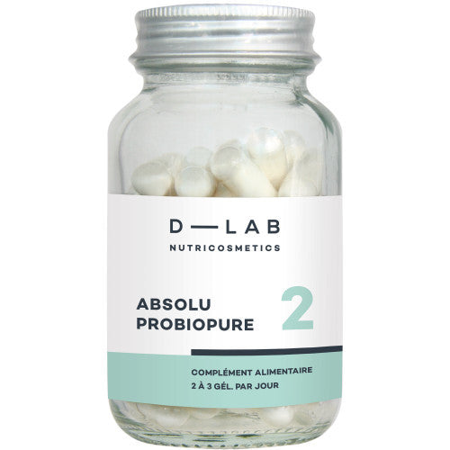 D-LAB NUTRICOSMETICS D-LAB Nutricosmetics Absolu Probiopure Maisto papildas, virškinimo sistemos mikro-floros palaikymui grozioplanas.lt