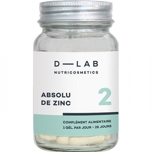 D-LAB Nutricosmetics Absolu de Zinc Maisto papildas cinkas grozioplanas.lt
