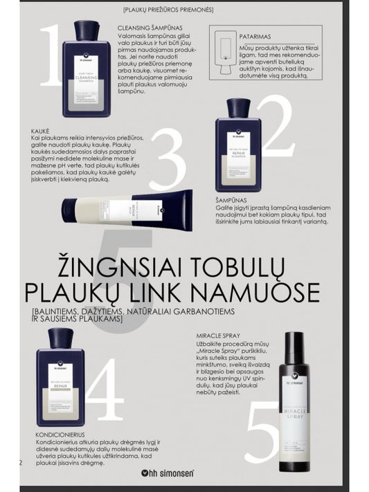 HH SIMONSEN rinkinys „Plaukų SPA namuose“