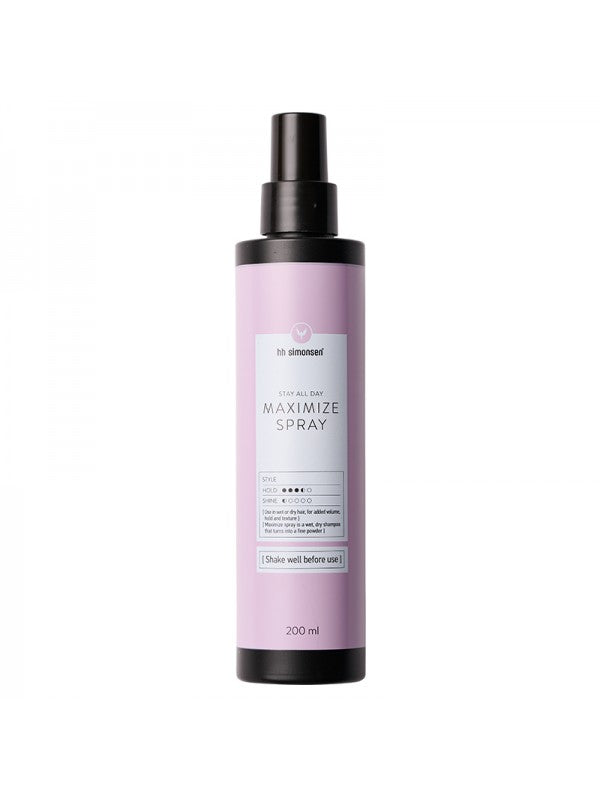 HH SIMONSEN MAXIMIZE SPRAY apimties suteikiantis purškiklis, 200 ml