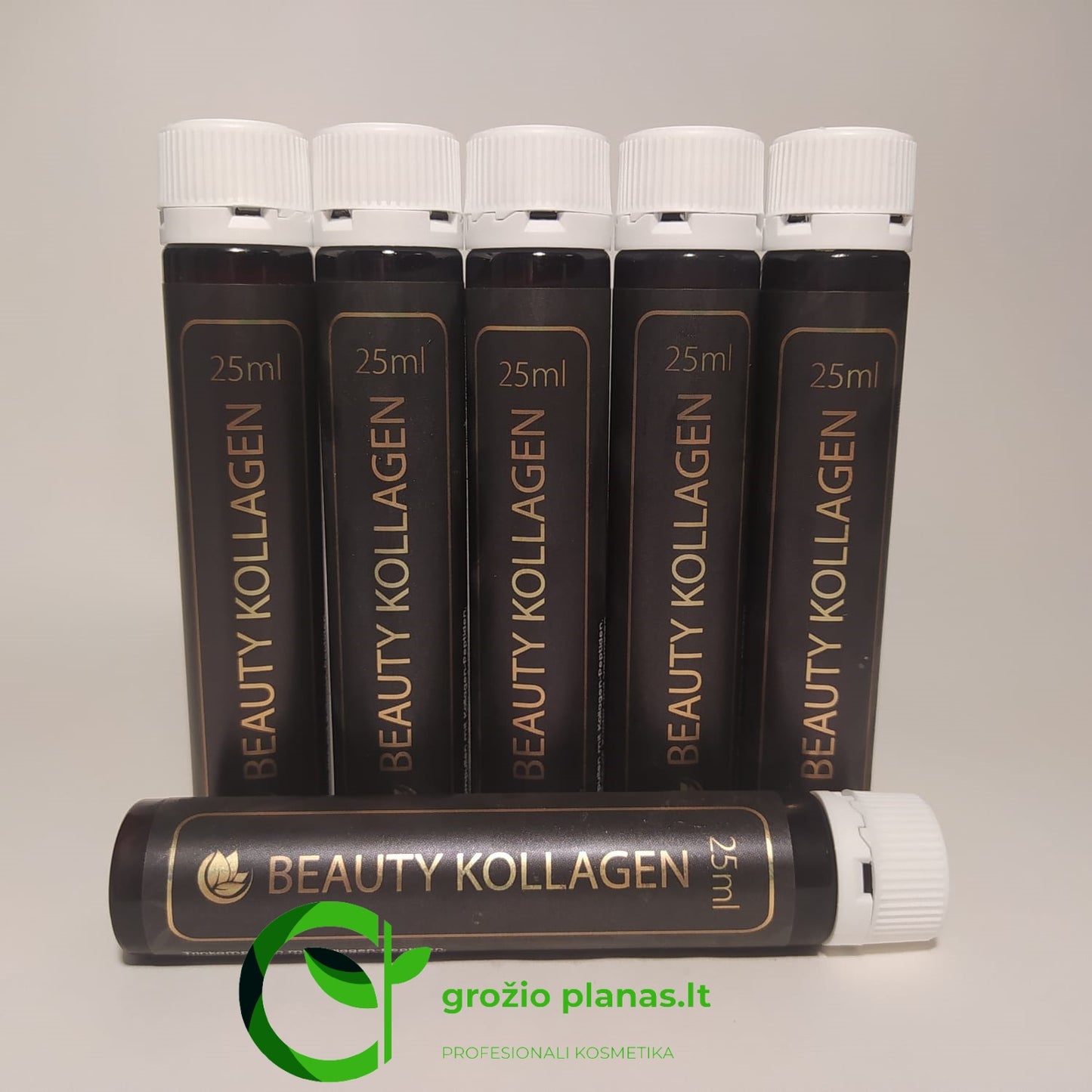 Luondu Beauty kolageno ampulės su hialurono rūgštimi grozio-planas.