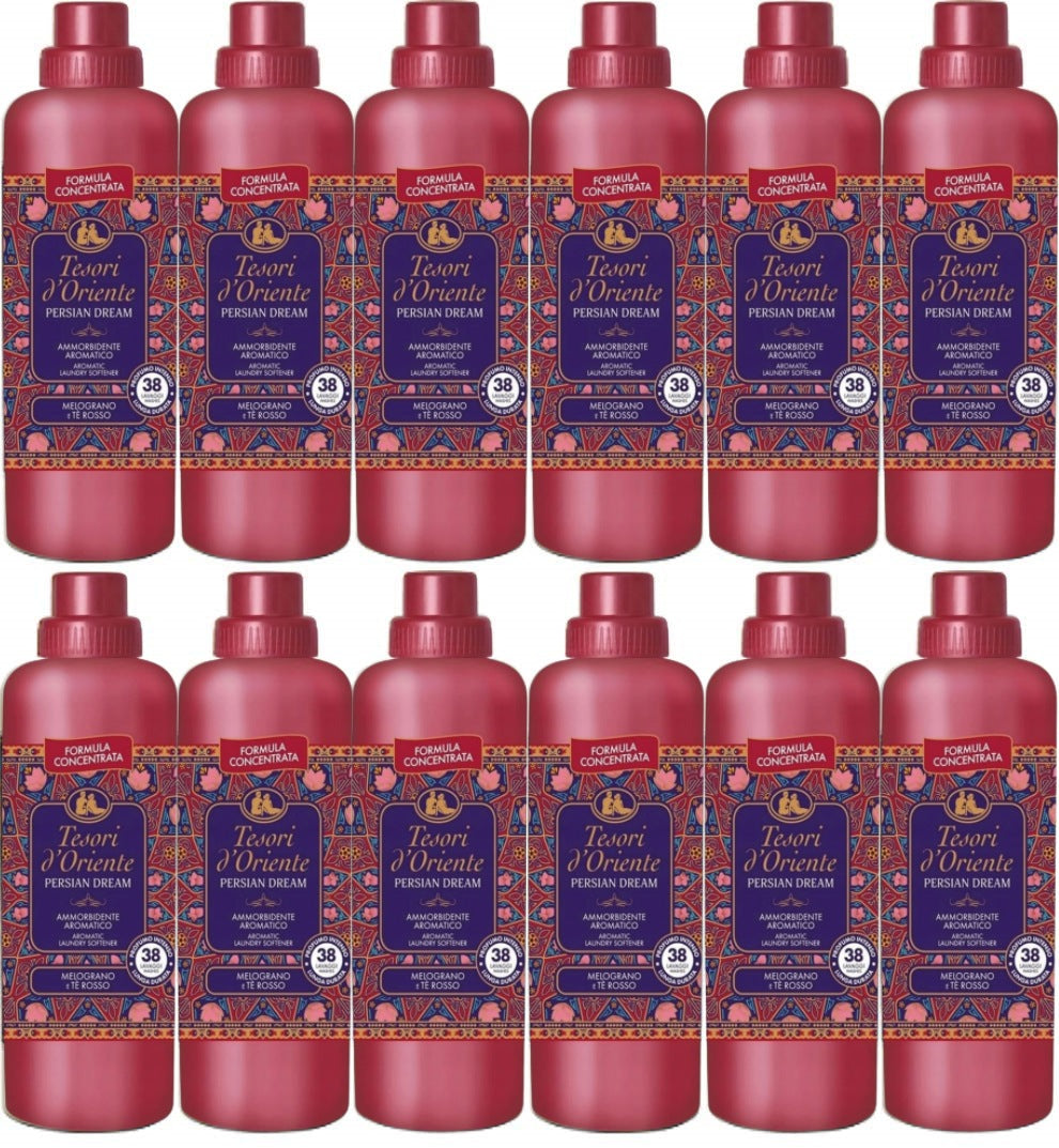 Tesori d'Oriente PERSIAN Fabric Softener, Parfumuotas Skalbinių Minkštiklis 760 ml, audinių kondicionierius, Kvapnus skalbinių minkštiklis, koncentruotas skalbinių minkštiklis, aromaterapinis skalbinių minkštiklis, ilgai išliekantis gaivus kvapas