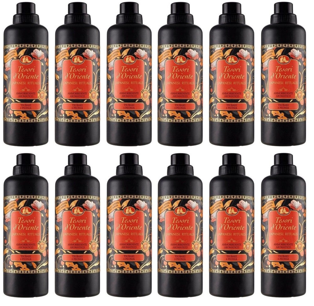 Tesori d'Oriente JAPANESE RITUALS Fabric Softener, Parfumuotas Skalbinių Minkštiklis 760 ml, audinių kondicionierius, Kvapnus skalbinių minkštiklis, koncentruotas skalbinių minkštiklis, aromaterapinis skalbinių minkštiklis, ilgai išliekantis gaivus kvapas