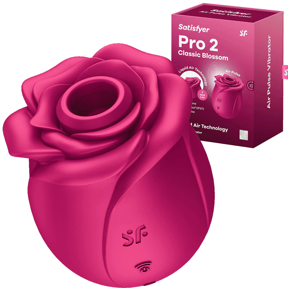 SATISFYER Pro 2 Classic Blossom Clitoral Rose masažuoklis