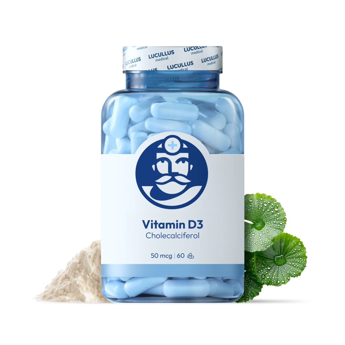Dr. Lucullus Vitaminas D3 Cholekalciferolis 60 vnt