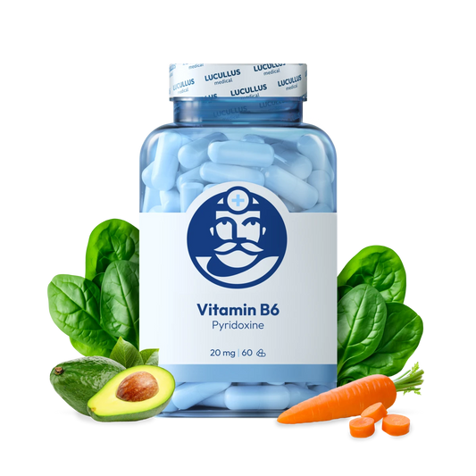 Dr. Lucullus Vitaminas B6 Piridoksinas 60 vnt