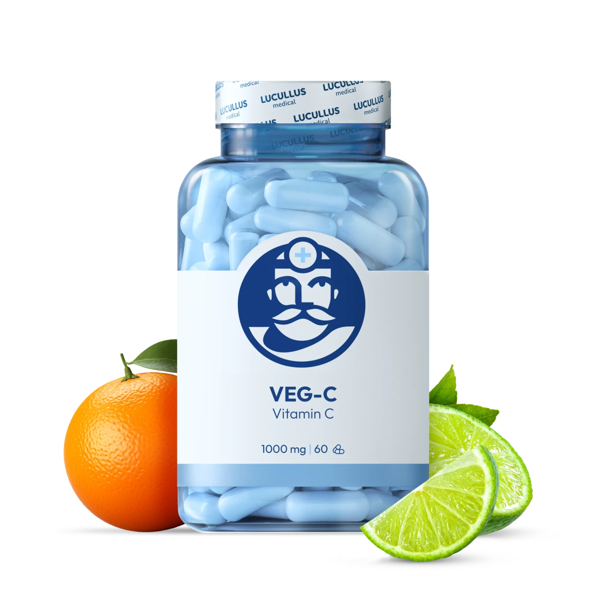 Dr. Lucullus VEG-C Vitaminas C 60 vnt