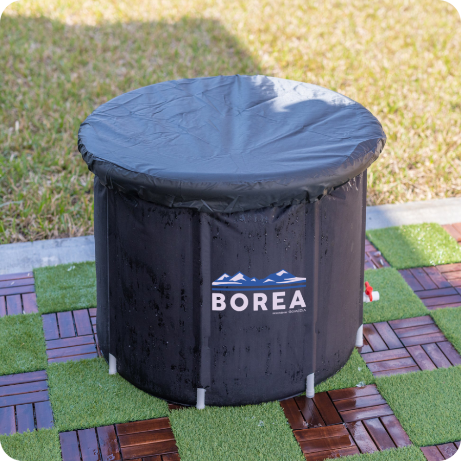 Ledo vonios pompa – pripučiamo apvado ir dangčio pripūtimas greitam paruošimui.