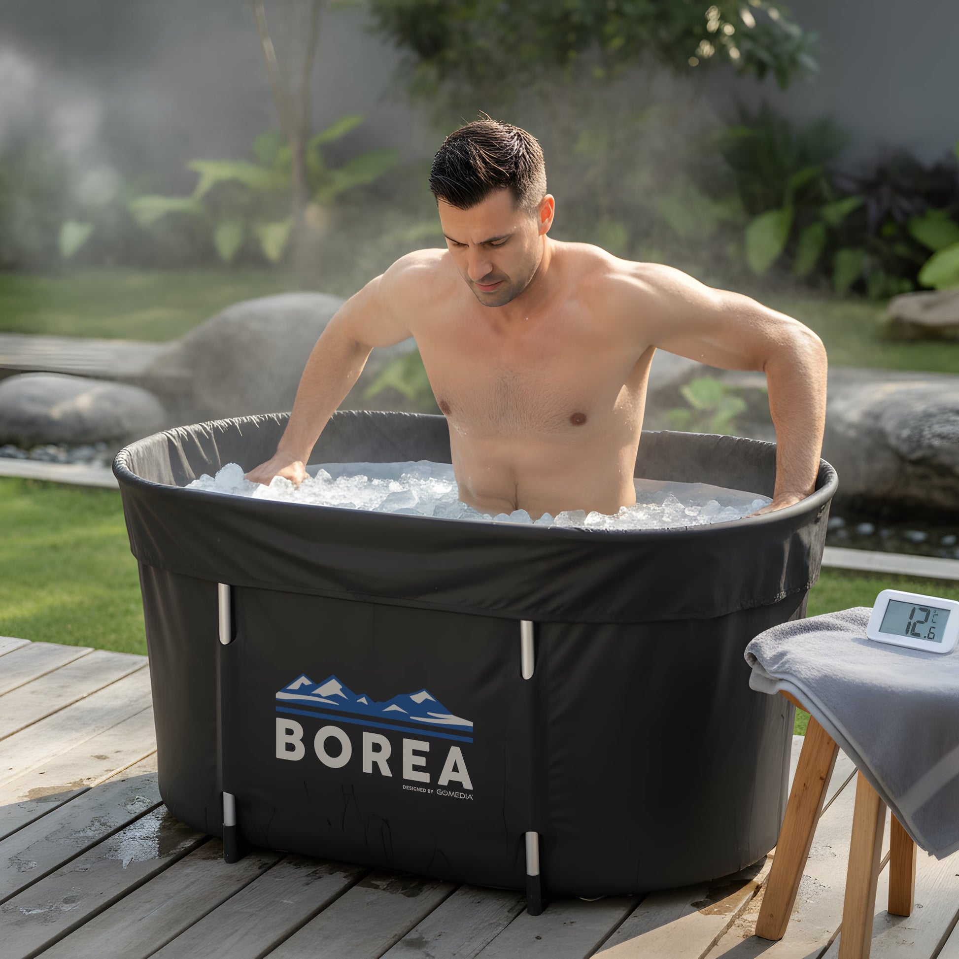 Ledo vonios šoninis nuleidimas – patogus vandens išleidimas be nešimo ir laistymo kibirais.