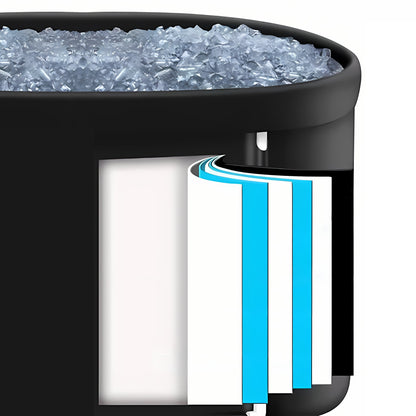 Ledo vonia po treniruotės – šalto vandens procedūra atsistatymo pojūčiui ir žvalumui.