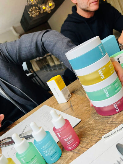 RARE PARIS veido serumas paakių kaukė helurono retinolio vitamino c sraigiu paakiu kauke grozioplanas.lt