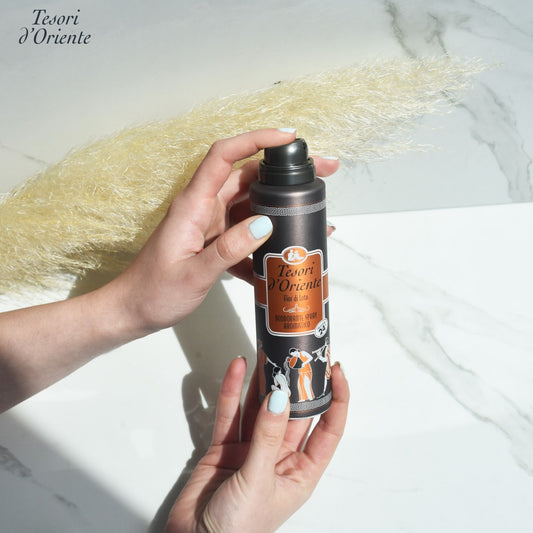 Tesori di Oriente kvepalai, balzamai, geliai, muilai, kremai minkštikliai žvakės ir vonios skysčiai grozioplanas.t