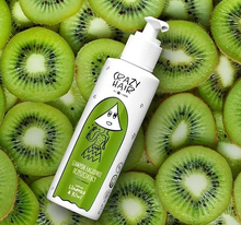 Įkelti vaizdą į galerijos rodinį, Crazy Hair Lime &amp; Kiwi Shampoo, Švelnus Valomasis Šampūnas su Laimu ir Kiviais, Šampūnas pažeistiems plaukams, šampūnas jautriai galvos odai, šampūnas dažytiems plaukams, šampūnas nuo pleiskanų
