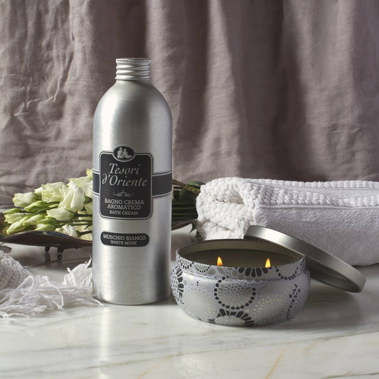 Tesori d'Oriente White Musk MUSCHIO  PUTOJANTIS VONIOS KREMAS  Baltasis muskusas 500ml