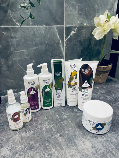 Crazy Hair Raspberry & Blueberry Shampoo, Giliai Valantis Šampūnas