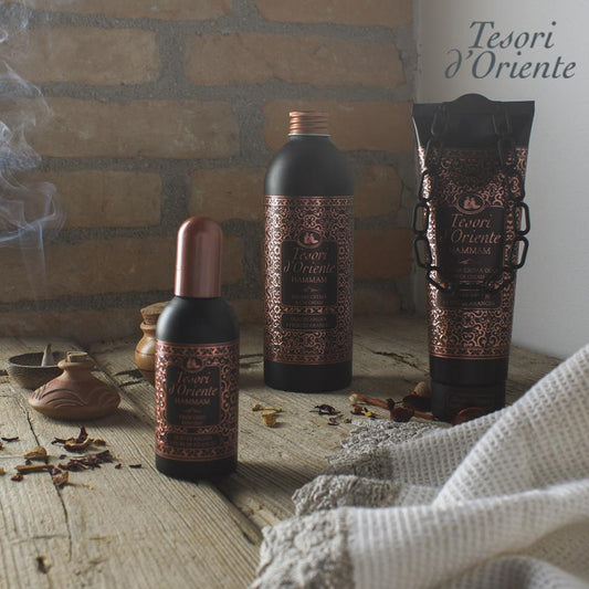 Tesori di Oriente  kvepalai, balzamai, geliai, muilai, kremai minkštikliai žvakės ir vonios skysčiai grozioplanas.t