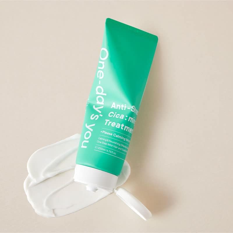 One-day's you Anti-Stress Cica.ming Treatment 200ml Kaukė plaukams su centela antistresinė raminanti procedūra plaukams