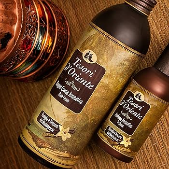 Tesori d'Oriente –PUTOJANTIS VONIOS KREMAS imbiero ir vanilės  iš Madagaskaro  500 ml