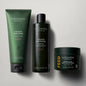 MÁDARA 3in1 plaukų priežiūros rinkinys dažytiems ir sausiems plaukams su šampūnu, kondicionieriumi ir kauke / MÁDARA 3in1 hair care set for colour-treated and dry hair with shampoo, conditioner and mask