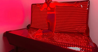 Raudonosios šviesos terapijos miegmaišis/Čiužinys LED Terapijos kostiumas grozioplanas.lt