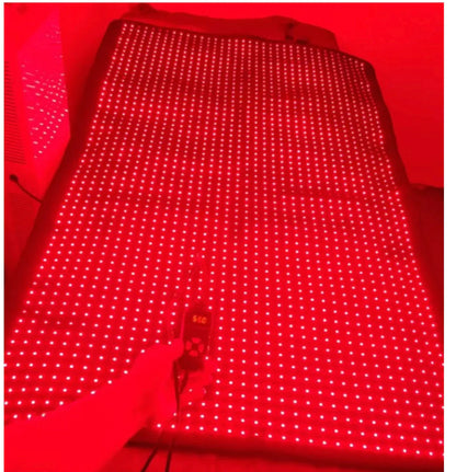 Raudonosios šviesos terapijos miegmaišis/Čiužinys LED Terapijos kostiumas grozioplanas.lt