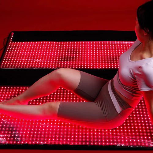 Raudonosios šviesos terapijos miegmaišis/Čiužinys LED Terapijos kostiumas grozioplanas.lt