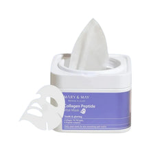 Įkelti vaizdą į galerijos rodinį, Mary&amp;May Collagen Peptide Vital Mask - 30 vnt molekulinės masės kolagenu ir 6 peptidų kompleksu grozioplanas.lt
