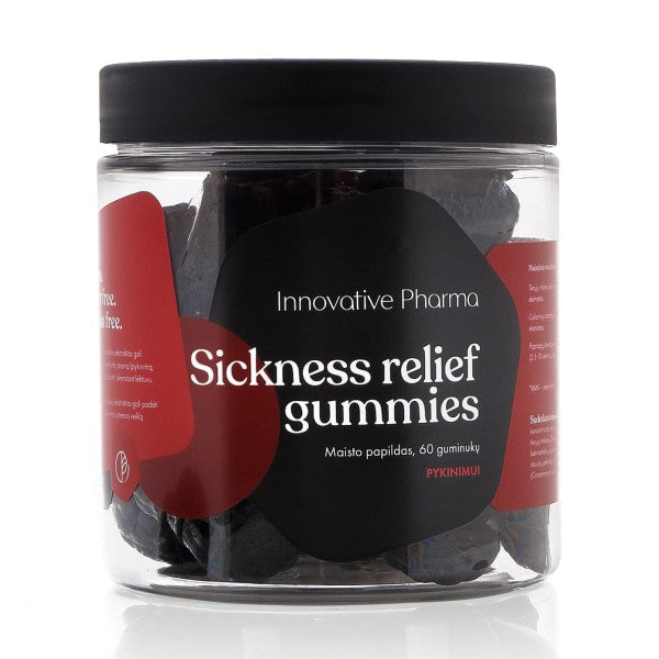 Guminukai Nuo Pykinimo Sickness Relief (60 guminukų)