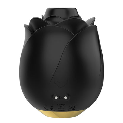 Vibratorius PENKIASDEŠIMT PILKŲ ATSPALVIŲ – SUCTION ROSE BLACK Klitorio Stimuliatorius ROŽĖ grozioplanas.lt