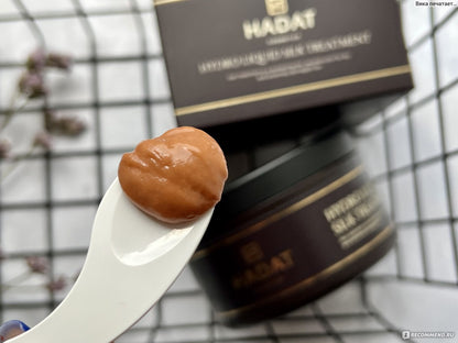 HADAT COSMETICS HYDRO LIQUID SILK TREATMENT – Hydro Liquid Silk Treatment Atkurianti kaukė sausiems ir itin pažeistiems plaukams 300ml