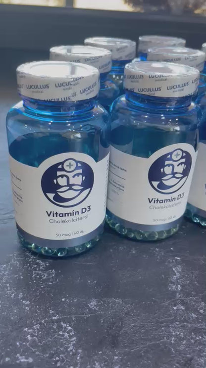 Dr. Lucullus Vitaminas D3 Cholekalciferolis 60 vnt