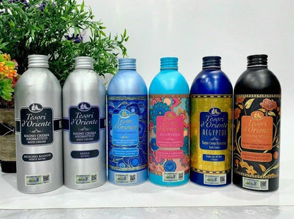 Tesori d'Oriente –PUTOJANTIS VONIOS KREMAS imbiero ir vanilės  iš Madagaskaro  500 ml