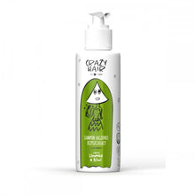 Įkelti vaizdą į galerijos rodinį, Crazy Hair Lime &amp; Kiwi Shampoo, Švelnus Valomasis Šampūnas su Laimu ir Kiviais, Šampūnas pažeistiems plaukams, šampūnas jautriai galvos odai, šampūnas dažytiems plaukams, šampūnas nuo pleiskanų
