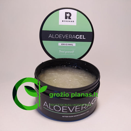 Byrokko Aloe Vera Gel Drėkinamasis gelis Visam Kūnui- grožio-planas.lt