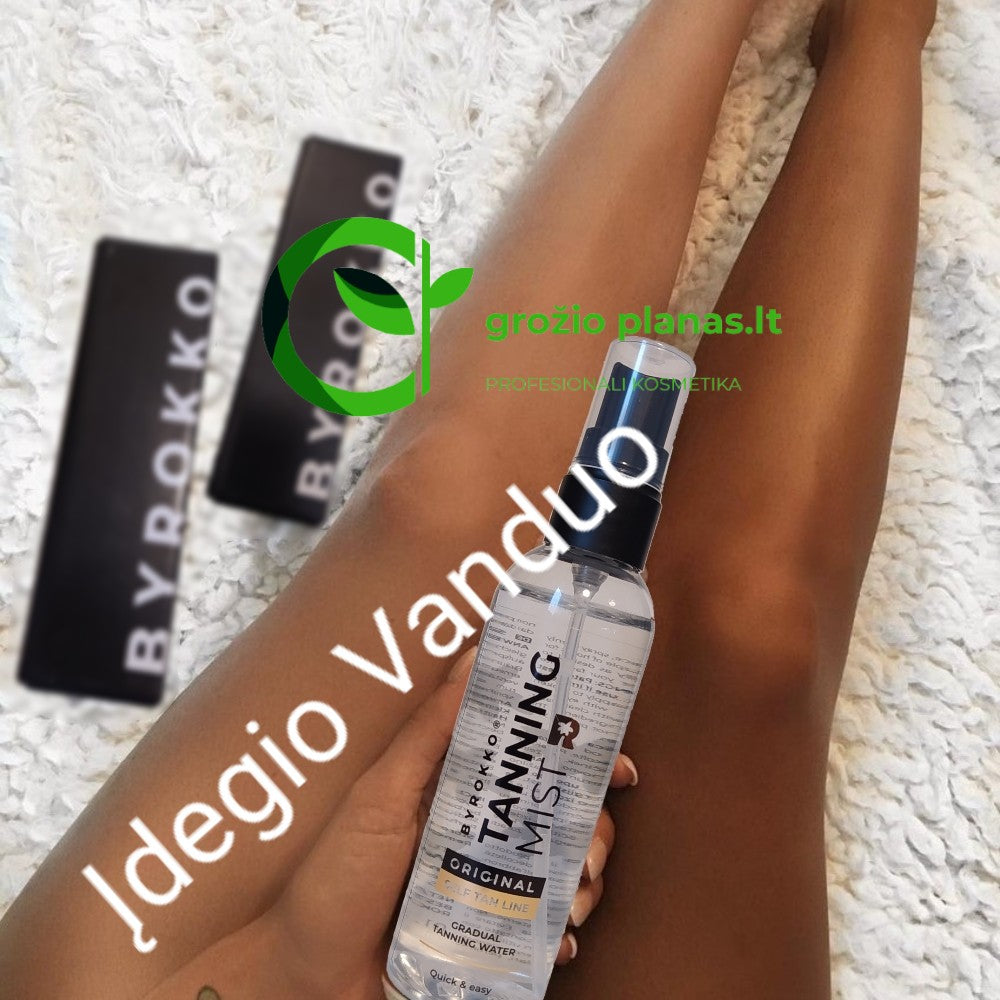 Byrokko Savaiminio Įdegio Vanduo TANNING MIST - grožio-planas.lt