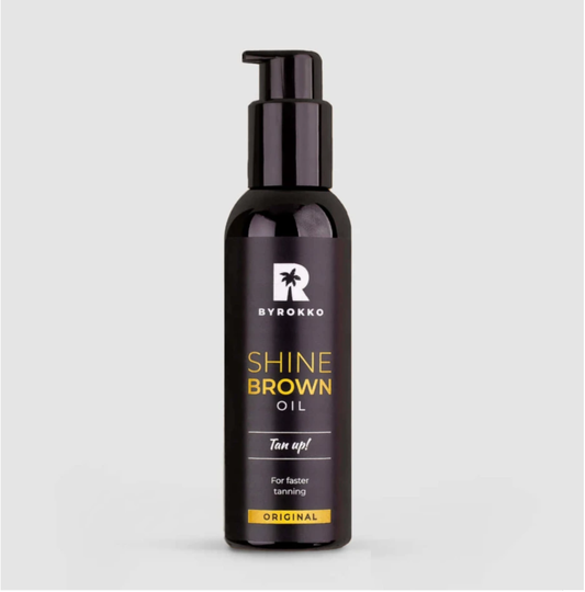 Byrokko įdegio aliejus Shine Brown- grožio-planas.lt