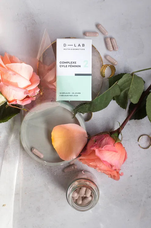 D-LAB NUTRICOSMETICS D-LAB Nutricosmetics Complexe Cycle Feminin Maisto papildas hormonų pusiausvyrai grozioplanas.lt