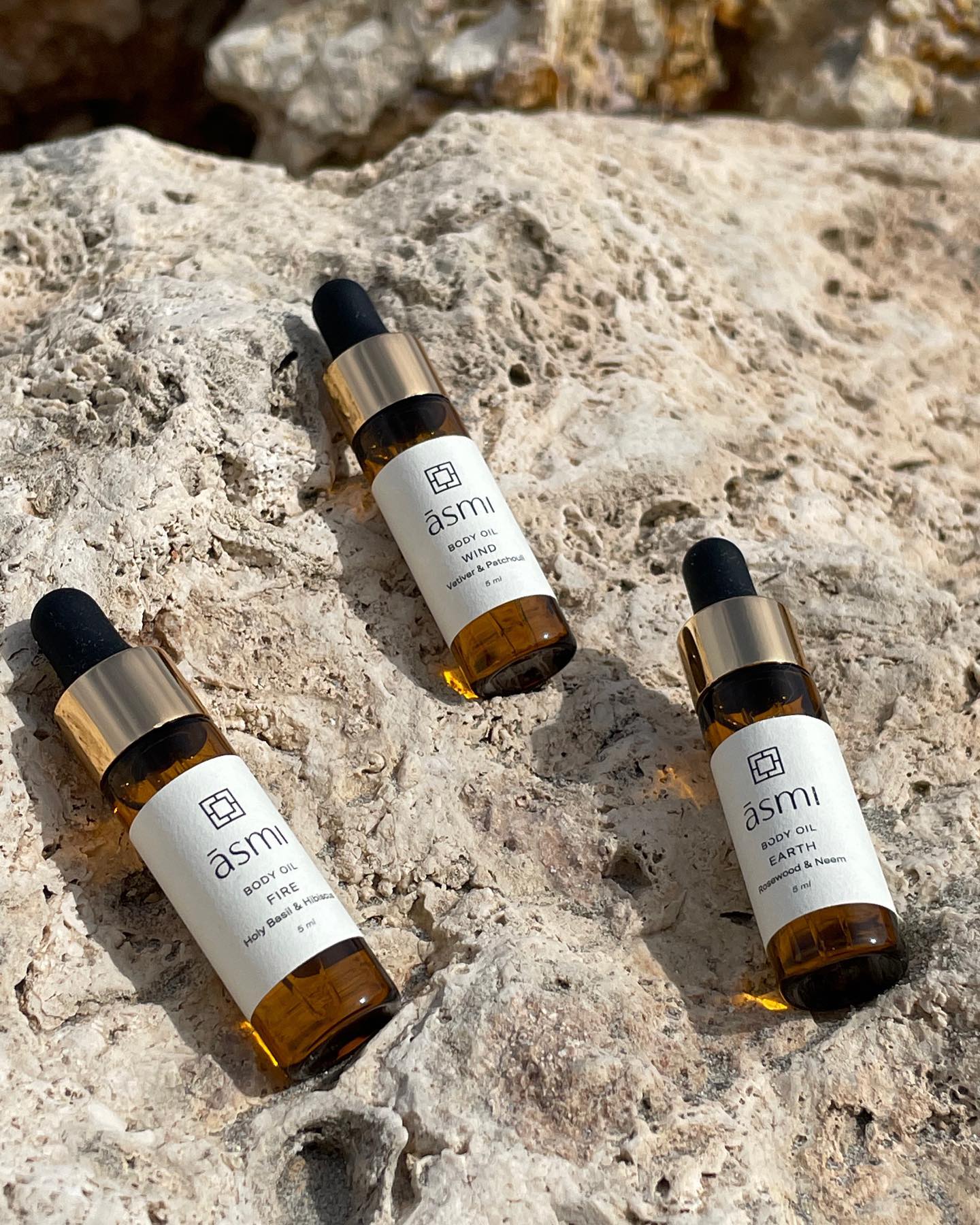 PARFUM OIL Atradimų rinkinys - vėjas, ugnis ir žemė