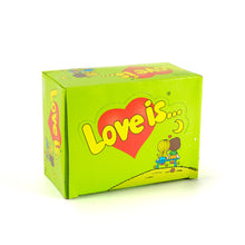 Įkelti vaizdą į galerijos rodinį, LOVE IS Apple and Lemon Flavored Bubble Gum 1 BOX (4,2g x 100pcs), Sweet Gift
