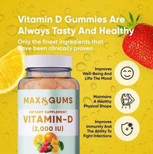 Įkelti vaizdą į galerijos rodinį, Vitamino D guminukai grozioplanas.lt
