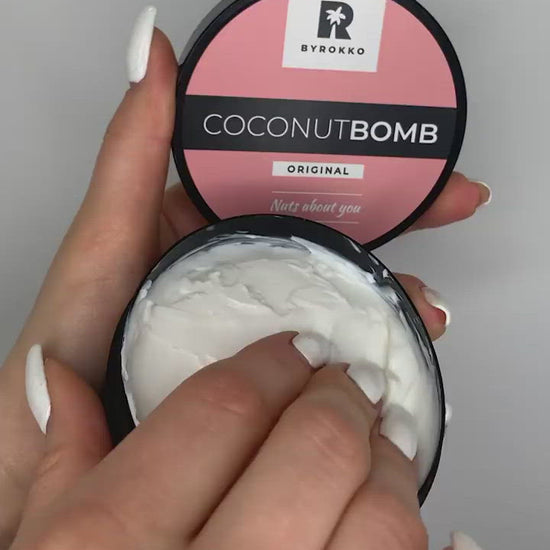 Byrokko Coconut Bomb Plaukų kaukė su Dovanų dėžute ir šukomis grozioplanas.lt