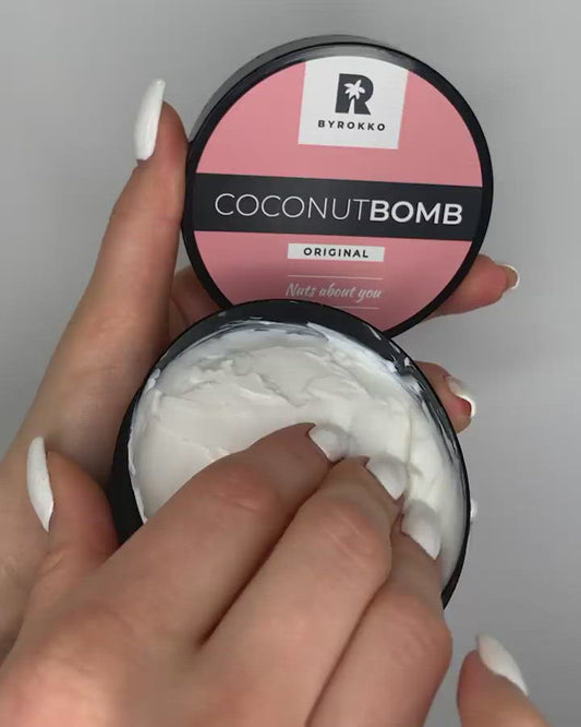 Byrokko Coconut Bomb Plaukų kaukė su Dovanų dėžute ir šukomis grozioplanas.lt